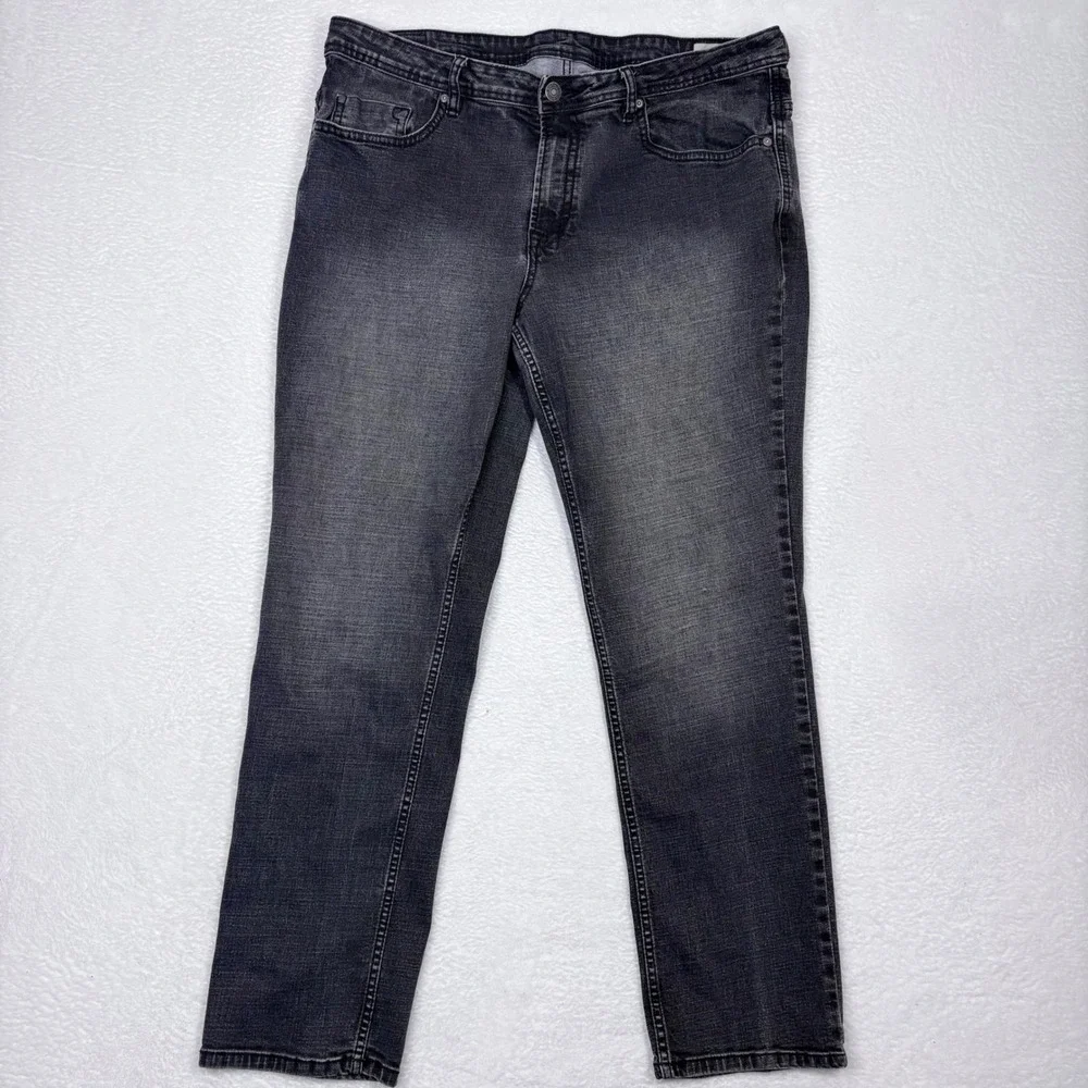 Buffalo David Bitton Jackson Straight Jeans Dark Wash Men 40x32 Measures 38x29
